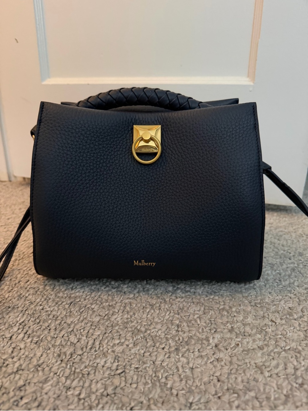 Mulberry Small Iris Leather Top Handle Bag - Picture 6 of 10